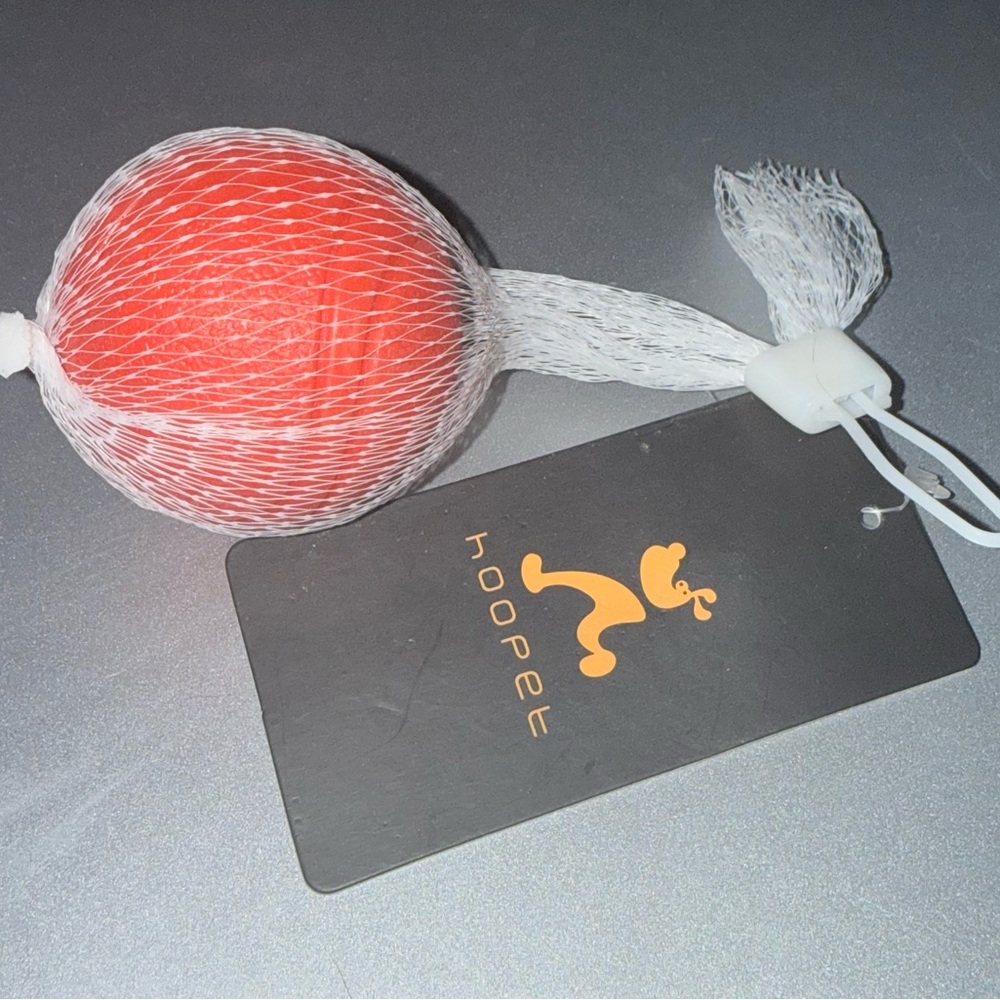 🔴 Hoopet Red Pet Toy Ball